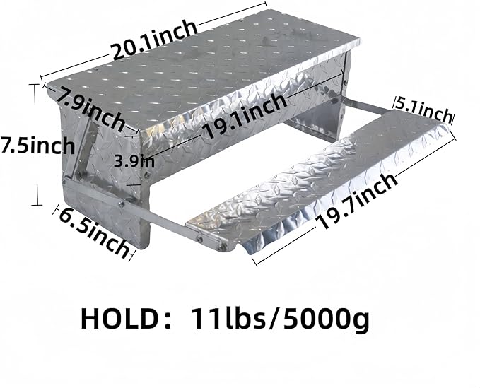 Treadle Large Poultry Feeders Aluminium Automatic Chicken Feeder No Waste Rat Proof Trough with Weatherproof Lid for Duck Fowl 11 lbs Capacity