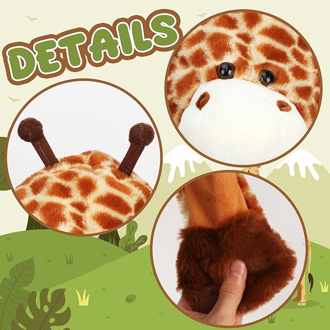 Bubblepompom Animal Hat with Ears Moving Jumping Pop Up Beating Hat Plush Holiday Cosplay Dress Up Funny Gift for Kids