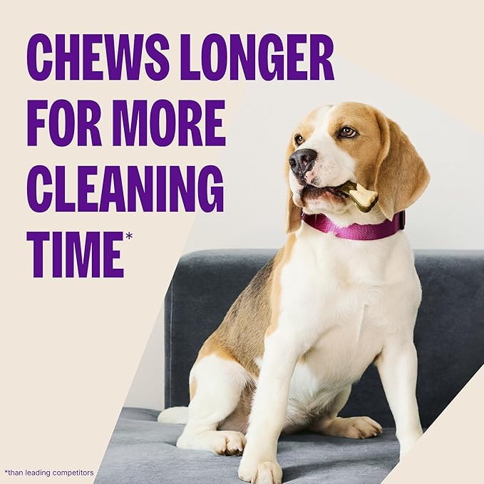 Whimzees Wellness Stix Dog Dental Treat, Chews, Freshens Breath, Large Size Sticks, 14.81 oz Bag, 7 Count