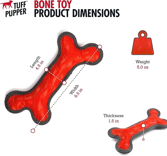Tuff Pupper SuperChewy Tough Floating Dog Water Toy Strong Natural Rubber | Great Dog Fetch Toy | Pool Swimming Toy for Puppy| Durable Training Toy for Non-Aggressive Chewers