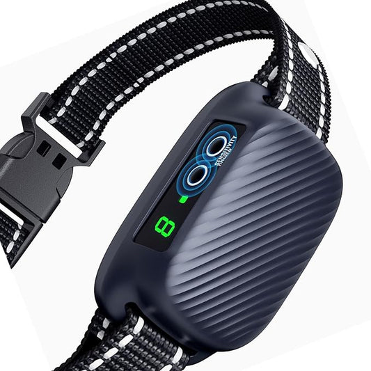 Bark Collar, Automatic Dog Bark Collar with 3 Effective Training Modes& 8 Sensitivity for Medium Large Dogs