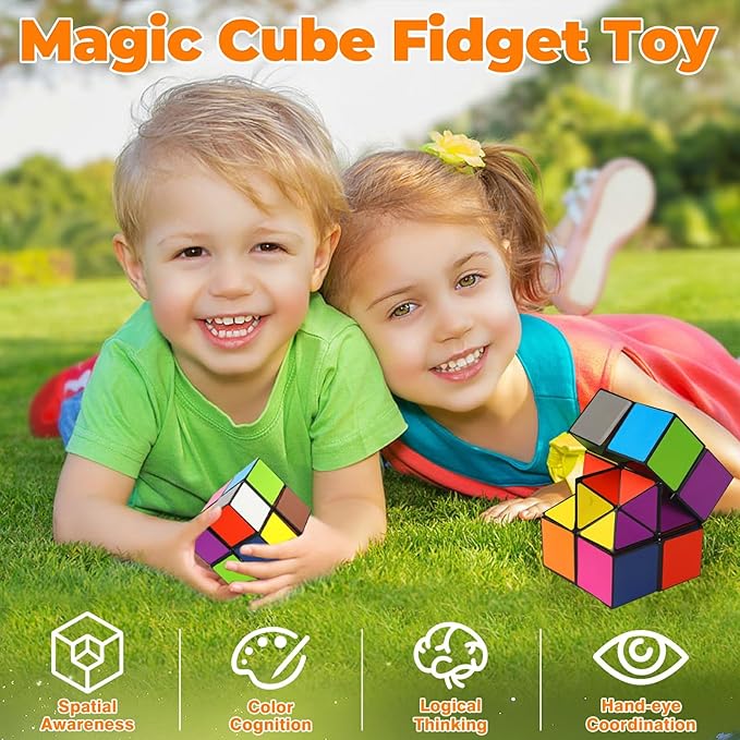 Star Cube Magic Cube Set, 2 in 1 Yoshimoto Cube for Kids and Adults, Toy for Boys and Girls Ages 8-12