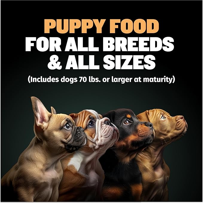 Bully Max Wet Puppy Food - Instant Fresh Dehydrated High Protein Soft Dog Food with Chicken - Healthy Growth for Small & Large Breed Puppies - 6 Dry Dog Food Pounds (Makes 16.5 lbs. of Wet Food)