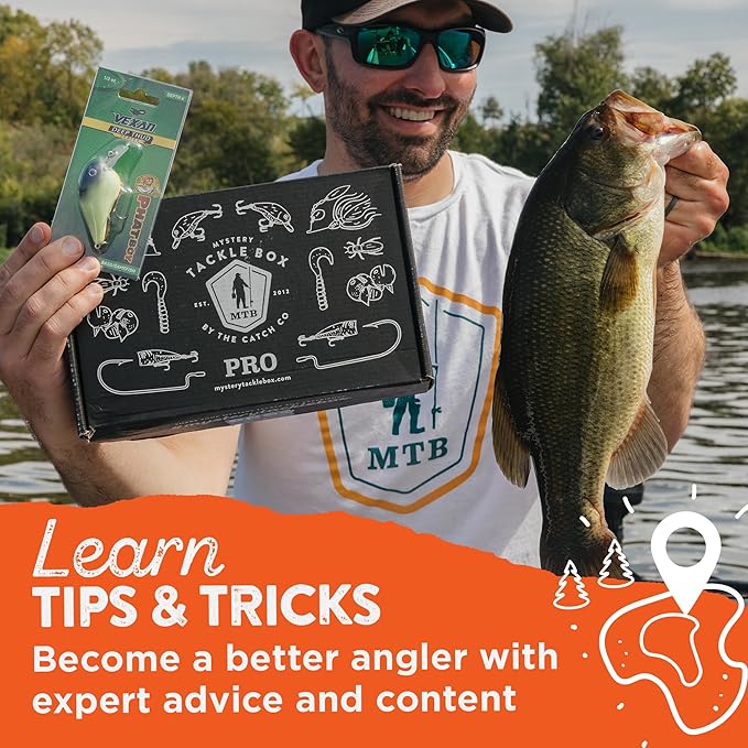 Catch Co Mystery Tackle Box Inshore Saltwater Fishing Kit | Redfish | Striped Bass| Snook | Speckled Trout | Flounder