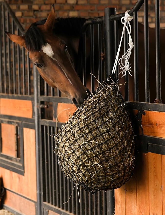Harrison Howard Slow Feed Hay Net Horse-Black