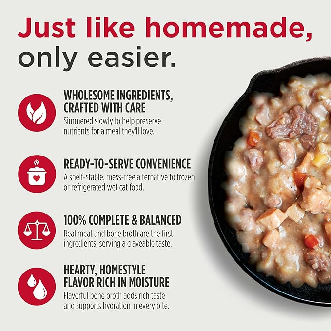Nulo Gently Cooked Meals Duck & Chicken Shelf Stable Fresh Cat Food 3.5-oz Pouch Case of 24