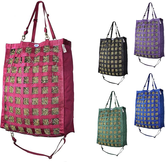 Derby Originals Front Web Slow Feeder Horse Hay Bag Super Tough Bottom with 6 Month Warranty