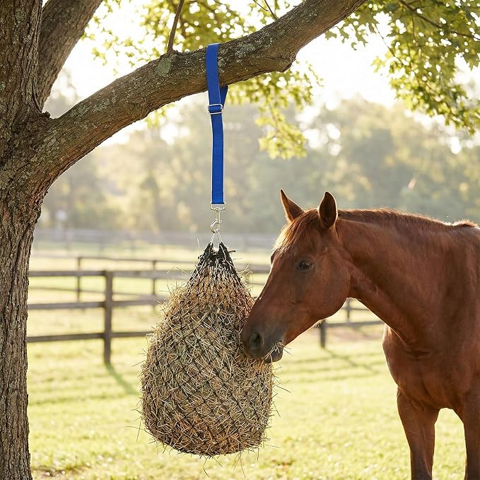 4Pcs Horse Bucket Strap Hangers Adjustable Nylon Straps Hanging Feed Tack for Hay Nets Water Buckets Horse Suppliers
