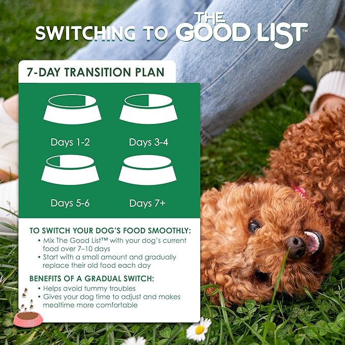 Farmland Traditions The Good List Air-Dried Dog Food, Premium Lamb, Venison, & Bone Broth for Dogs, Protein Rich & Grain-Free Nutrition, 5.5 Pound Bag