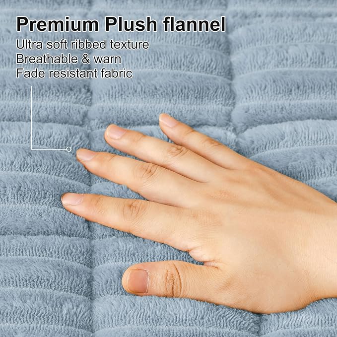 Smiry Couch Cover for Dogs, Non Slip Washable Sofa Protector for Pets, Soft Furniture Cover for Pet, Stylish Sofa Covers, Cozy Protect Against Fur, Dirt & Everyday Messes (Haze Blue, 35.4" x 70.9")