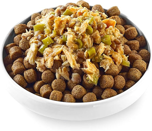 Applaws Taste Toppers, Limited Ingredient Dog Food Topper, Whitefish with Salmon, Green Beans & Lentils in Gravy (6 x 3oz Pouches)