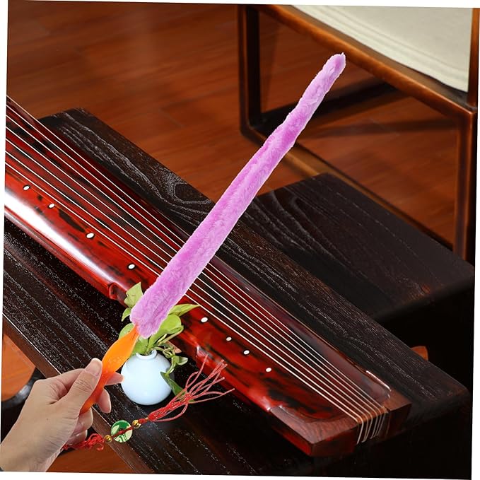Guzheng Cleaning Brush with Flexible Rabbit Hair for Instrument Care Durable and Compact Design for Easy Storage for Musicians and Music Lovers