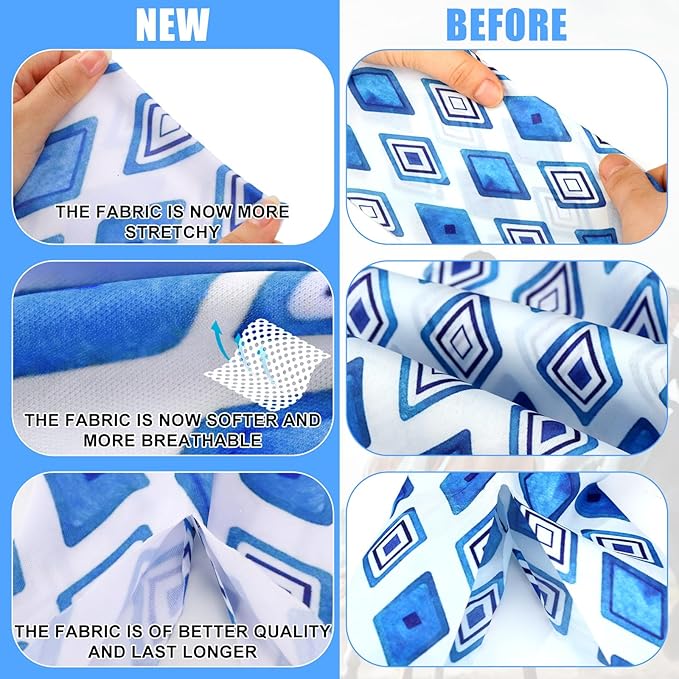 Huhumy 6 Pcs Horse Tail Bag Breathable Guard 22" Slip on Horse Care Tail Wrap 2 Strand Closure Straps Grooming Supplies to Keep from Dirt Breakage Rubbing 6 Designs(Aesthetic Style)