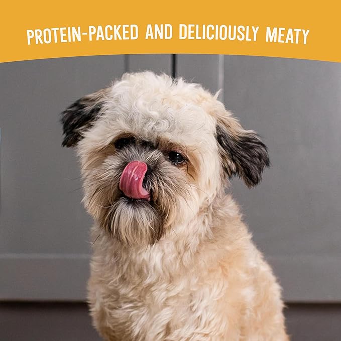 Open Farm, Air Dried Dog Food Infused with Bone Broth, Grain & Legume Free, Complete Meal or Food Topper, Harvest Chicken Recipe, 1lb Bag