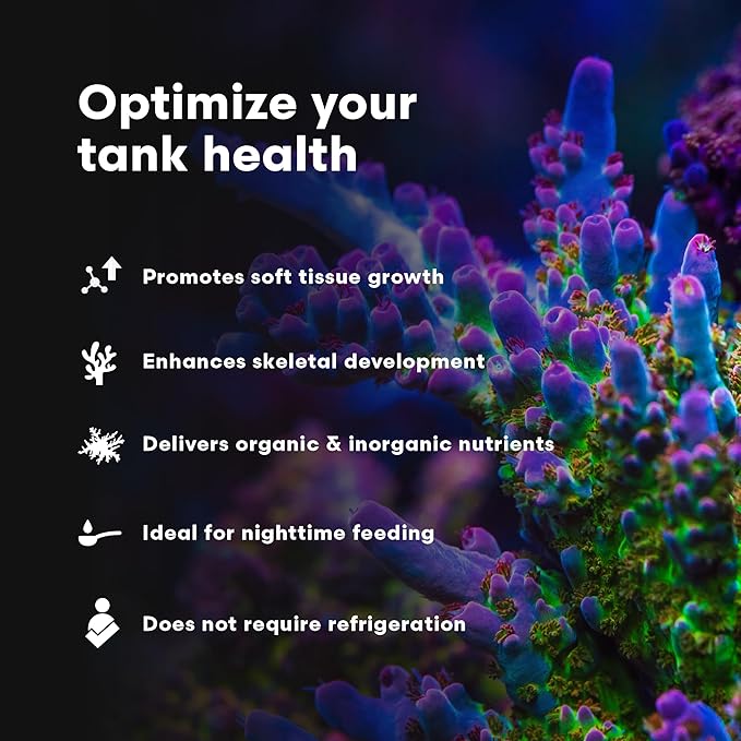 Brightwell Aquatics Reef Snow – Nutrient-Rich Supplement for Corals, Clams, Tube Worms, Sponges & Suspension Feeders – Supports Soft Tissue & Skeletal Growth in Reef Aquariums – 2 L