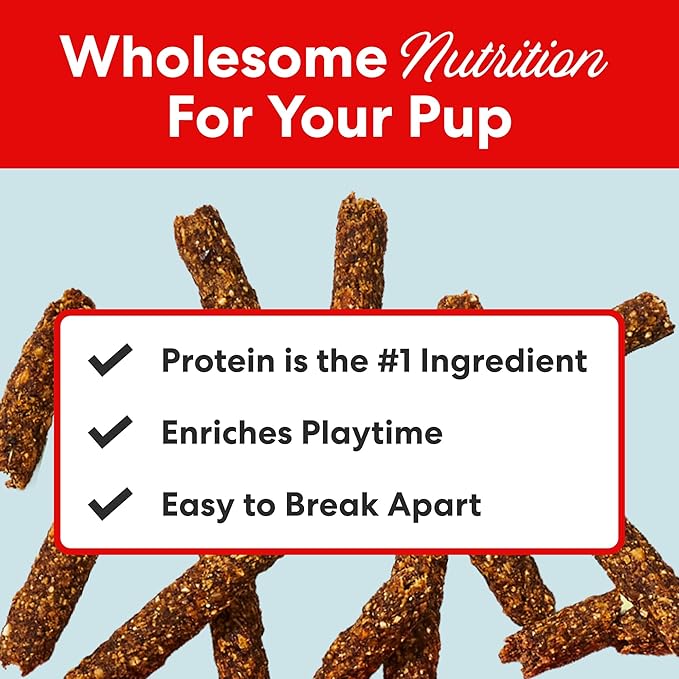 The Pets Table Lamb Limited Ingredient Diet Air-Dried Healthy Dog Treats, 8-Ounce Bag