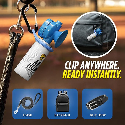 Air Horn for Dogs, Loud Blow Horn for Dog Training & Behavior Redirection, Barking Stopper, Jumping, Fighting, and Chasing, Air Horn for Safety