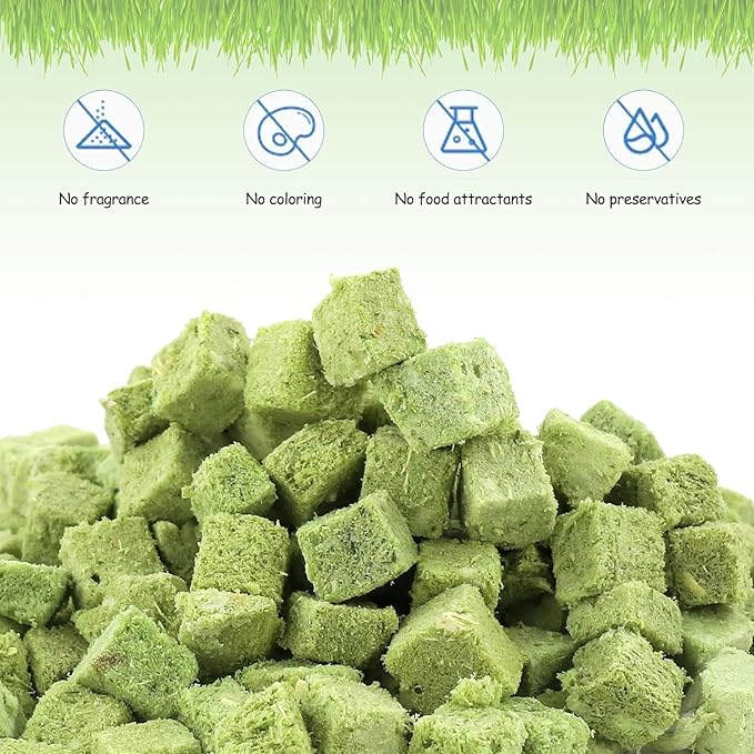 60g Cat Grass Treats for Cats, Freezed Drying Cat Grass Teething Stick Snacks for Kitty, Edible Cats Chew Toys for Teeth Cleaning and Hairball Removal