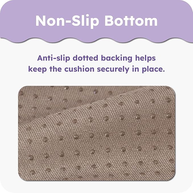 Elevated Wooden Dog Bed with Supportive Cushion & Washable Cover, Sturdy Noise-Free Frame, Modern Furniture-Style Design for Indoor Living Spaces, S Size for Small Dogs, Natural Wood Finish