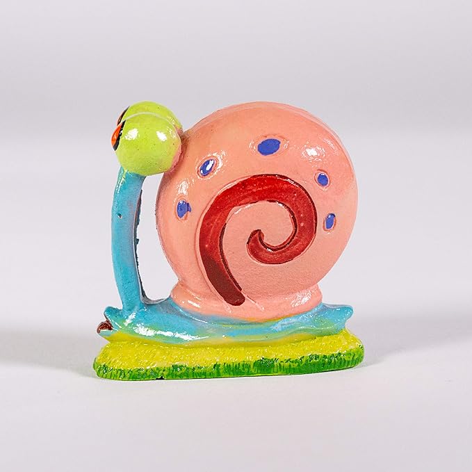 Penn-Plax Officially Licensed Spongebob Squarepants Aquarium Ornament – Gary (Mini/Small Size) – Perfect for Freshwater and Saltwater Tanks