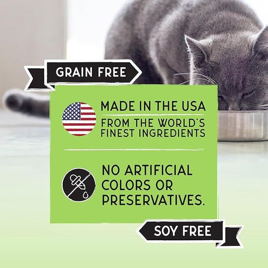 Blackwood Bounty Dry Cat Food, Whitefish & Lentil Recipe for All Life Stages, 2 Pound Bag, High Protein, Grain Free (Pack of 4)
