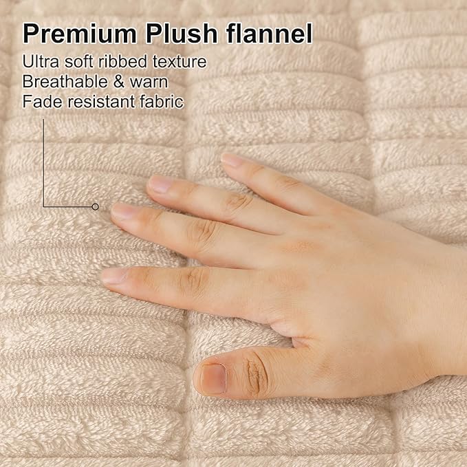 Smiry Couch Cover for Dogs, Non Slip Washable Sofa Protector for Pets, Soft Furniture Cover for Pet, Stylish Sofa Covers, Cozy Protect Against Fur, Dirt & Everyday Messes (Apricot, 35.4" x 70.9")