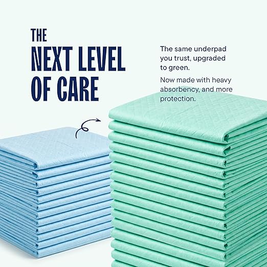 Chucks Pads Disposable [50-Pack] Underpads 17"x 24" - Pee Pads for Dog, Puppy - Diaper Changing Table Pad for Baby - Incontinence Bed & Chair Liners for Elderly - Pet Potty Training Pads - Leak Proof
