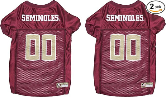 Pets First Mesh Jersey for Dogs & Cats, X-Large. Licensed Big Dog Jersey with Your Favorite Football/Basketball College Team (Pack of 2)