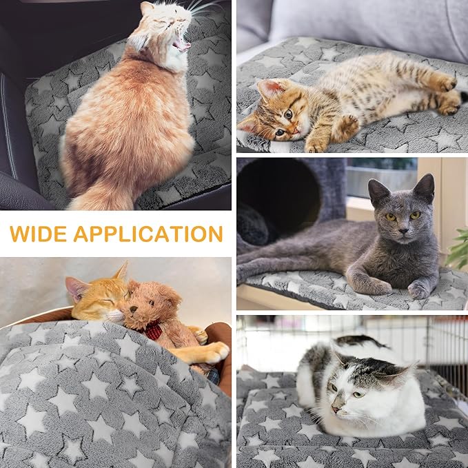 VitalCozy 4 Pcs Dog Crate Pads, Ultra Soft Warm Washable Anti-Slip Kennel Bed Mat for Pets, Reversible, Replaceable, Cozy Cage Liner for Small Medium Large Dogs and Cats(30 x 48 x 1.6 Inch,Gray)