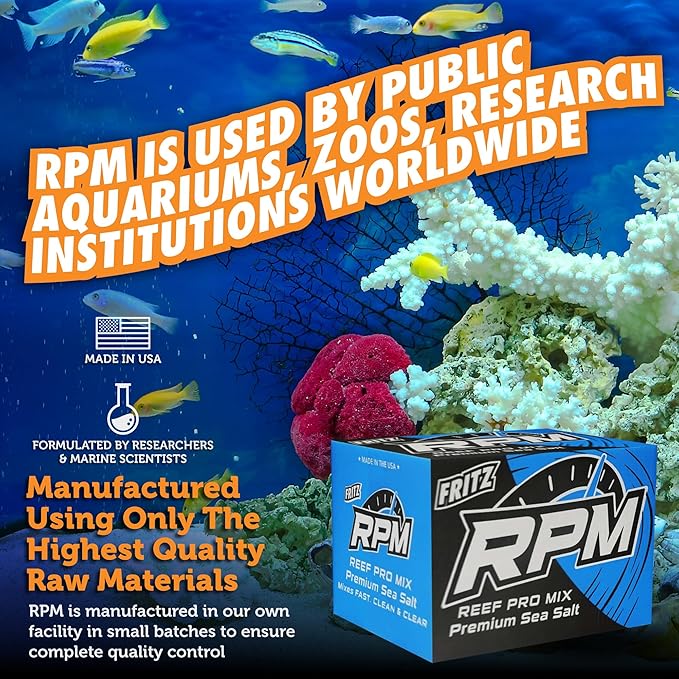 Fritz Aquatics 80243 Reef Pro Mix Complete Marine Salt, 200 Gallon