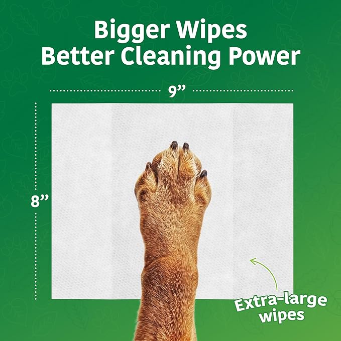 Inspire Naturals Pet Wipes for Dogs and Cats 100% Natural Plant Based with Organic Antioxidants, Dog Wipe Cleaning Deodorizing | Cat Wipes | Puppy Wipes | Dog Wipes for Paws and Butt (200ct - 4 Pack)