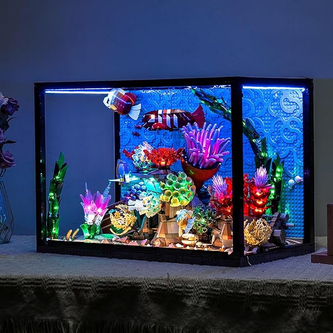 LED Lighting Compatible with LEGO 10366 Tropical Aquarium - JUST Lights,Light Kit Compatible with LEGO 10366 - NOT Included The Model