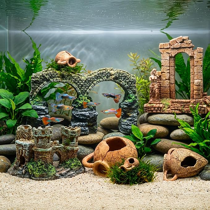 wave Amphora with Porous, Black