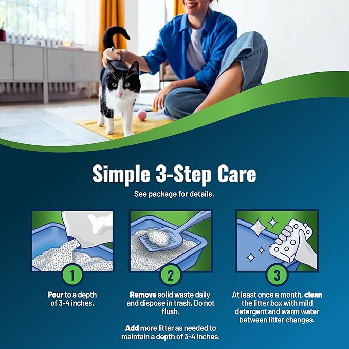 Cat's Pride Max Power Pro Lightweight Cat Litter, Unscented with Total Odor Control, 99% Dust-Free Clumping Formula, Bag
