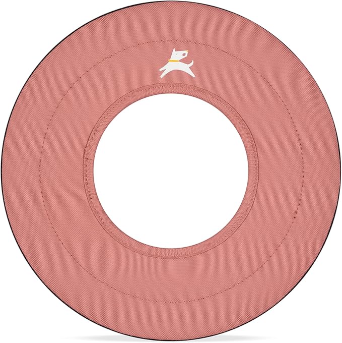 OllyDog Mini Super Flyer, Floating Dog Disc for Water Play – Soft Durable Dog Fetch Toy, Eco-Friendly Recycled Material, Gentle on Teeth, Lightweight Flying Disc for Medium, Small Dogs (Desert, 9")