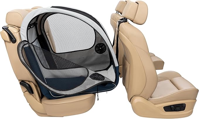 PetSafe Happy Ride Collapsible Dog Car Crate, Foldable Travel Crate for Pets Up to 60 Lbs
