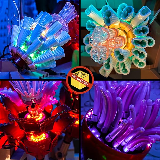 BrickBling LED Light Compatible with Lego Tropical Aquarium 10366, Decoration Lamp Compatible with Lego Tropical Fish Tank- Excluding Model (Classic Version Light)