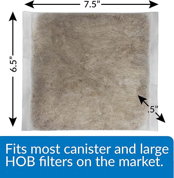 API NITRA-ZORB SIZE 6 Aquarium Canister Filter Filtration Pouch 1-Count Bag, Model:110A