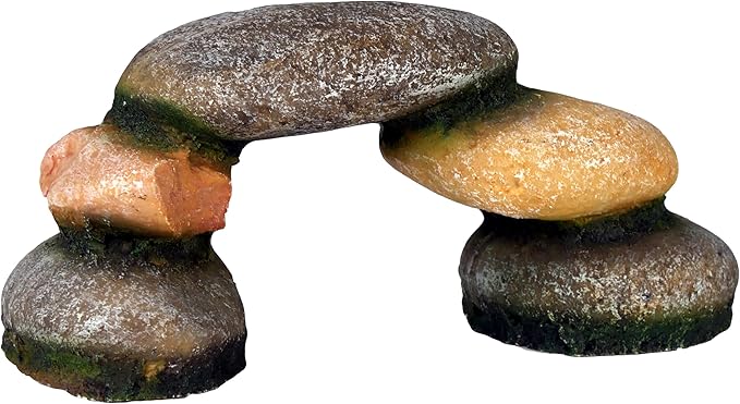 Penn-Plax Deco-Replicas Rock-Scape Aquarium Resin Decoration – Safe for Freshwater and Saltwater Fish Tanks – Small