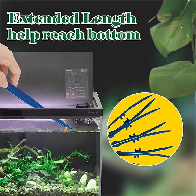 5-Pack Reptile Feeding Tongs Set - Hygienic Anti-Slip Blue Tweezers for Bearded Dragons, Lizards, Snakes, Aquariums & Small Animals(Five colors to choose from)