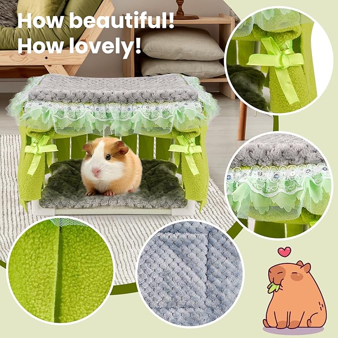 NAPLORD Guinea Pig Bed & Guinea Pig Hideout: C&C Cage Cozy Hideaway-Guinea Pig Toy