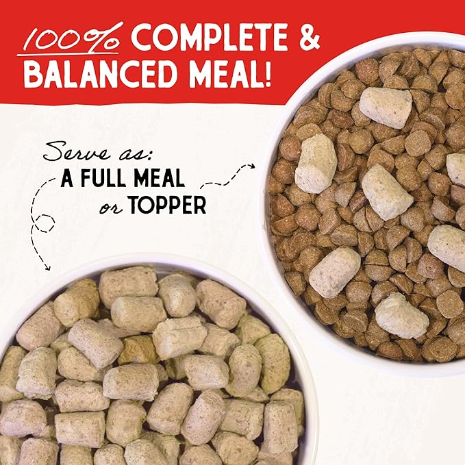 Stella & Chewy's Freeze-Dried Raw Beef Meal Mixers- Dog Food Topper and Mixer - Made with 95% Grass-Fed Beef, Organs & Bone - Perfect for Picky Eaters - Grain-Free - 1 oz