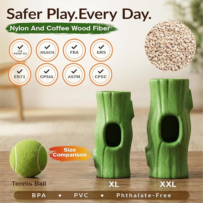 KADTC XXL 3-in-1 Durable Frozen Treat Dog Toy, No-Transfer Fill & Freeze Lick Cup, Stuffable Lick Toy & Indestructible Chew Bone for Aggressive Chewers， Long-Lasting Enrichment for Dogs