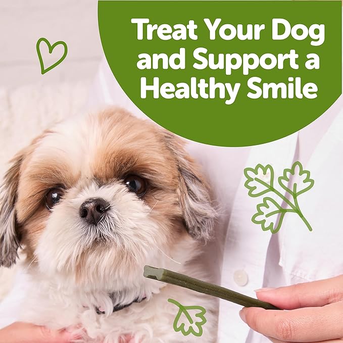 Wellness WHIMZEES Freshzees Natural Dog Dental Treat, Soft Chews, Freshens Breath, Small Size, 14.81 oz Bag, 28 Count