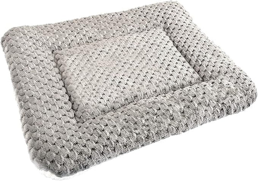 Small Animal Bed Mat, Soft & Warm, Suitable for Guinea Pig, Hamster, Rabbit, Rat and Bearded Dragon (XX-Large(19.7''x15.7''), Mesh Grey)