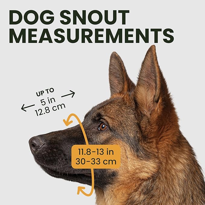BRONZEDOG Wire Basket Dog Muzzle, Breathable Metal Mask for Small, Medium & Large Dogs, Adjustable & Padded, Training & Behavior Support (Size 6)