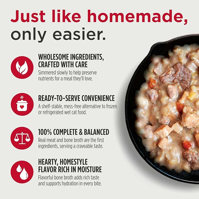 Nulo Gently Cooked Meals Chicken Shelf Stable Fresh Cat Food 3.5-oz Pouch Case of 24