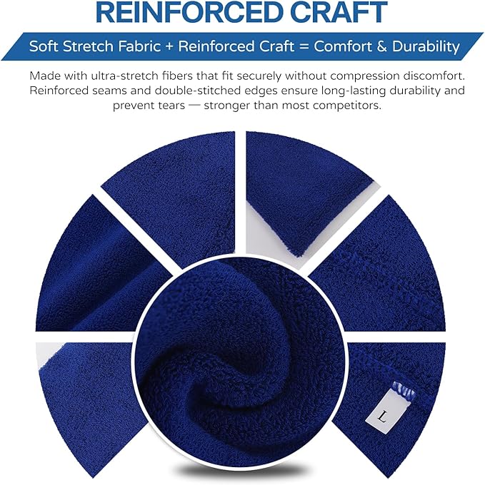 Dog Calming Hoodie and Ear Muffs – Soft Double-Layer Ear and Neck Cover for Anxiety Relief & Noise Protection, Elastic Pet Head Wrap for Grooming, Bath, Drying & Fireworks