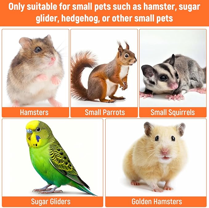 Nogeqi 2 Pcs Hamster Bed, Soft Rat Guinea Pig Hammock, Hanging House Rat Cage Accessories for Guinea Pig Rat Sleep and Play(Banana and Pineapple)
