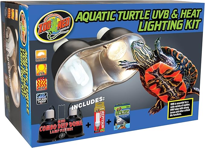 Zoo Med Aquatic Turtle UVB & Heat Lighting Kit